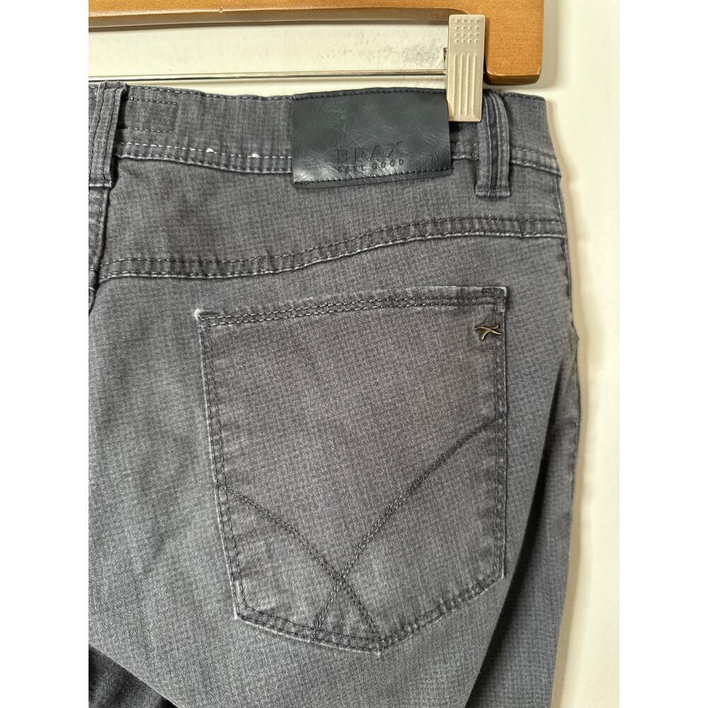 Brax Cooper Fancy Regular 33/30 Gray Comfort Chino Office Casual - Picture 5 of 10